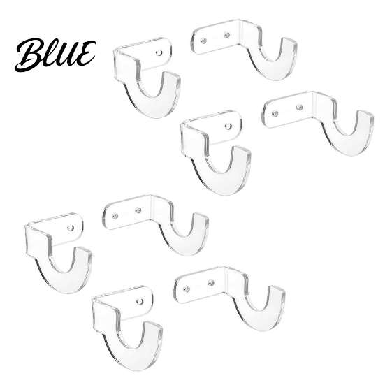 Wall Display for Clear Hanger Acrylic Rack Stand Transparent Swords Mounted Horizontal Holder with Screws