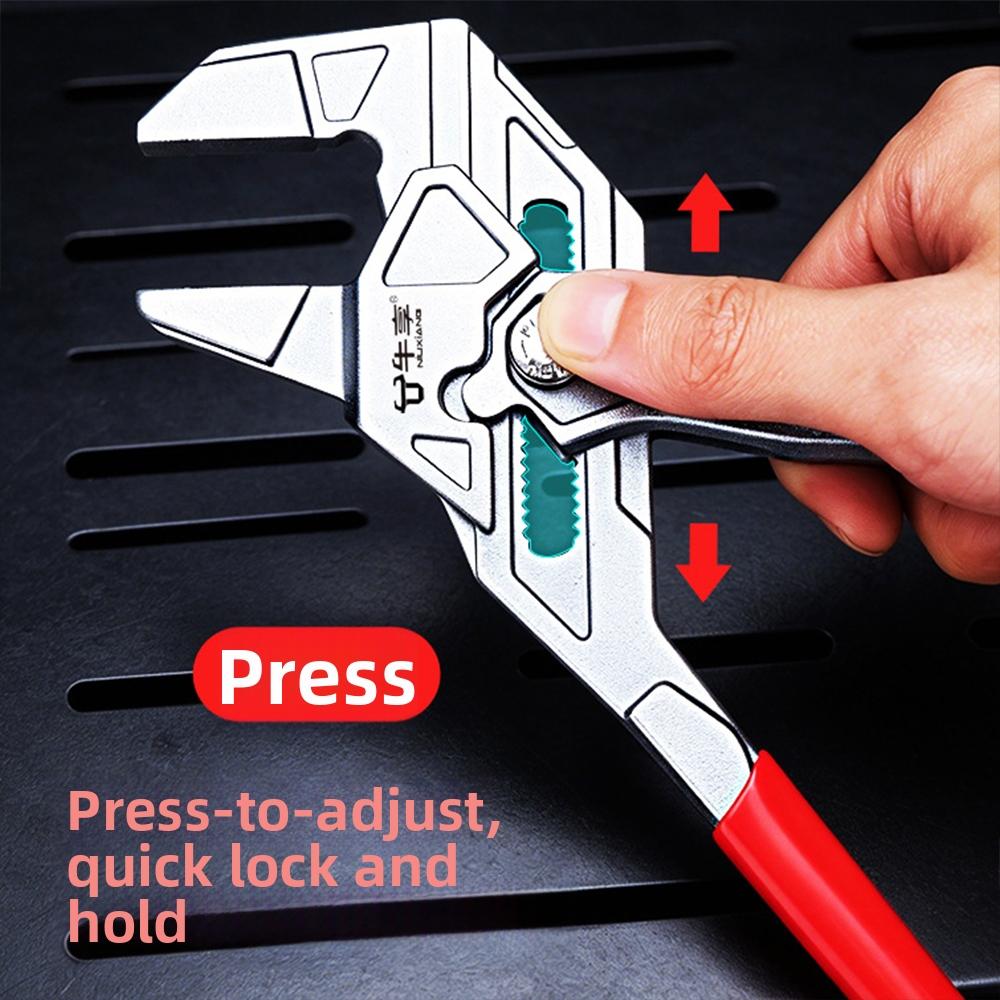 Quick Adjust Water Pump Pliers Self Locking Pipe Repair Pliers Plumbing Gripping Tool  Pipe Repair