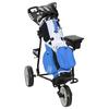 Golf Dolly with Seat Black and White 100 x 60 x 130 cm Iron