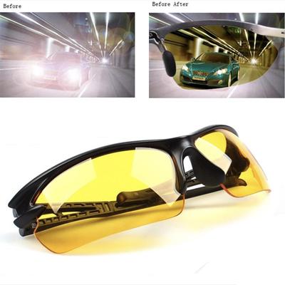 Unisex Nachtsichtbrille Sonnenbrille Schutzbrille UV400 Sonnenbrille Nachtfahrbrille für Fahrer