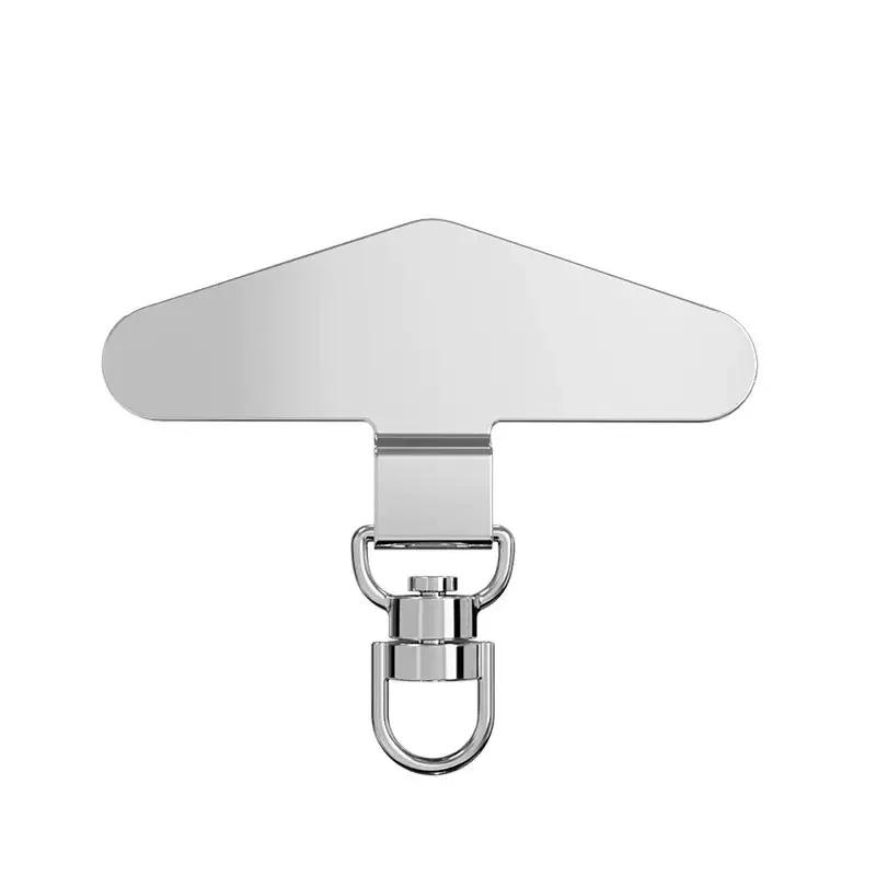 Proti ztrátě Šňůrka na telefon Univerzální náhradní konektor Poutko Klip Kovová podložka na kartu Adaptér pro IPhone Samsung Bezpečné uchycení