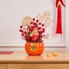 Year of the Horse Persimmon Bucket Spring Festival Blessing Bucket New Year Decoration Supplies New Year Living Room Decoration Festive