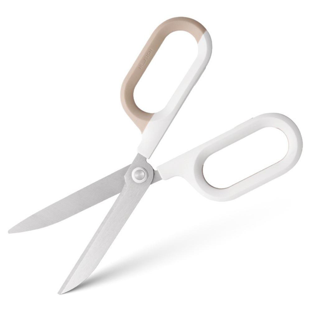 Stainless Steel Household Scissors Large Loop Handle Paper Scissors  Office Accessories