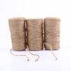 100M 1mm 2mm 3mm Naturalny sznurek jutowy Juta sznurek sznurek konopny sznurek sznurek do pakowania prezentów świąteczne artykuły imprezowe i imprezowe