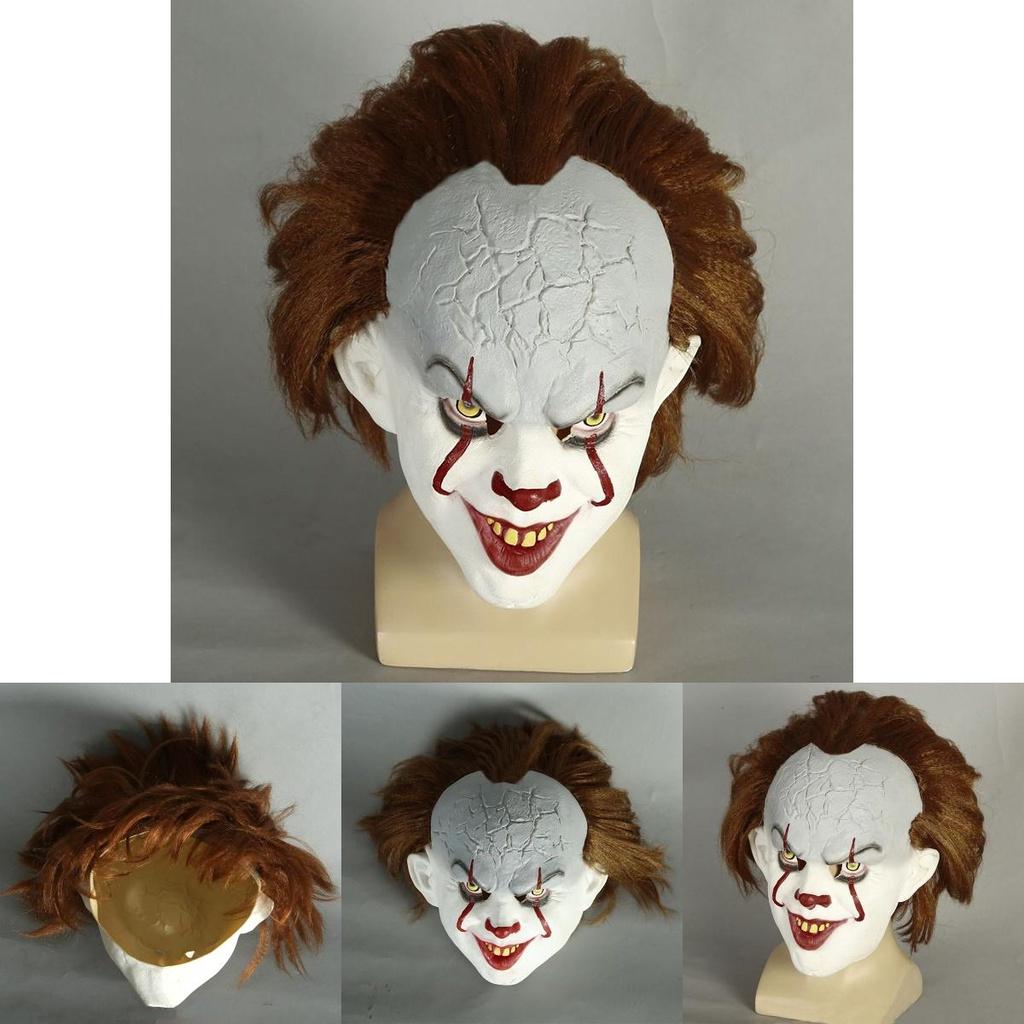 Authentic Stephen King's It Pennywise Latex Mask Perfect For Halloween Cosplay Events