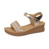 Fashion Fashionable Wedge Sandals for Women Summer New Comfortable Non-sliding Shoes for Women Casual Outdoor Beach Platform Sandals