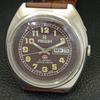 JAPAN VINTAGE RICOH R31 AUTOMATIC MENS BROWN COLOR DIAL WATCH A701924-5 R207-a701924