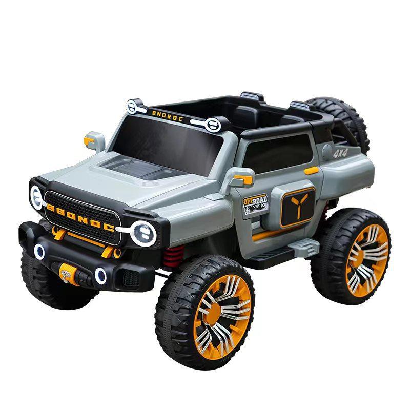 Children’s 4-Wheel Electric Car: Two-Seater Off-Road Toy with Remote Control – Suitable for Kids and Adults.