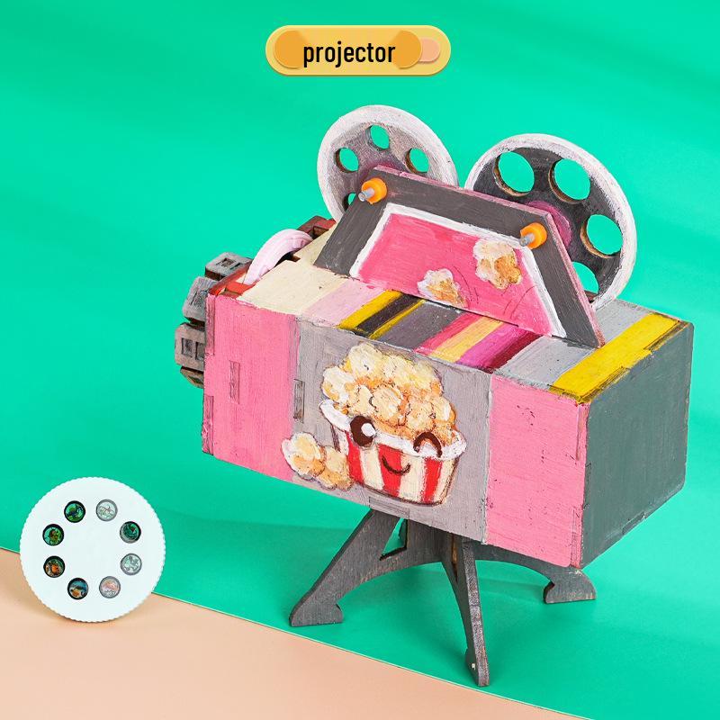 DIY Magic Lantern Projector: STEM Science Kit for Primary School Innovation