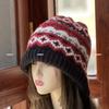 New Bag Hat, a Dual-purpose Hepburn Style Lazy Strap Stacking Hat, Autumn and Winter Fashionable Warm Versatile Wool Hat