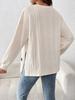New Maternity Long Sleeve Solid Color Casual Top - Comfortable Round Neck T-shirt