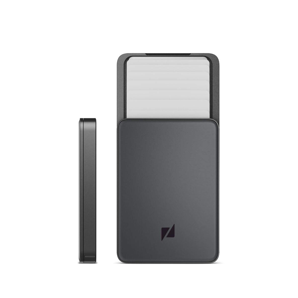 

ZENLET 3 Space Gray - Slim Mobile Wallet One-Touch Card Deployment IC Card Storage for Smooth Touch Payments RFID Anti-Skimming Protection