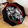 Powerful Demon Anime Automatic Folding Umbrella - 8-Rib Travel Umbrella with Auto Open/Close & Portable Gifts for holidays or birthdays