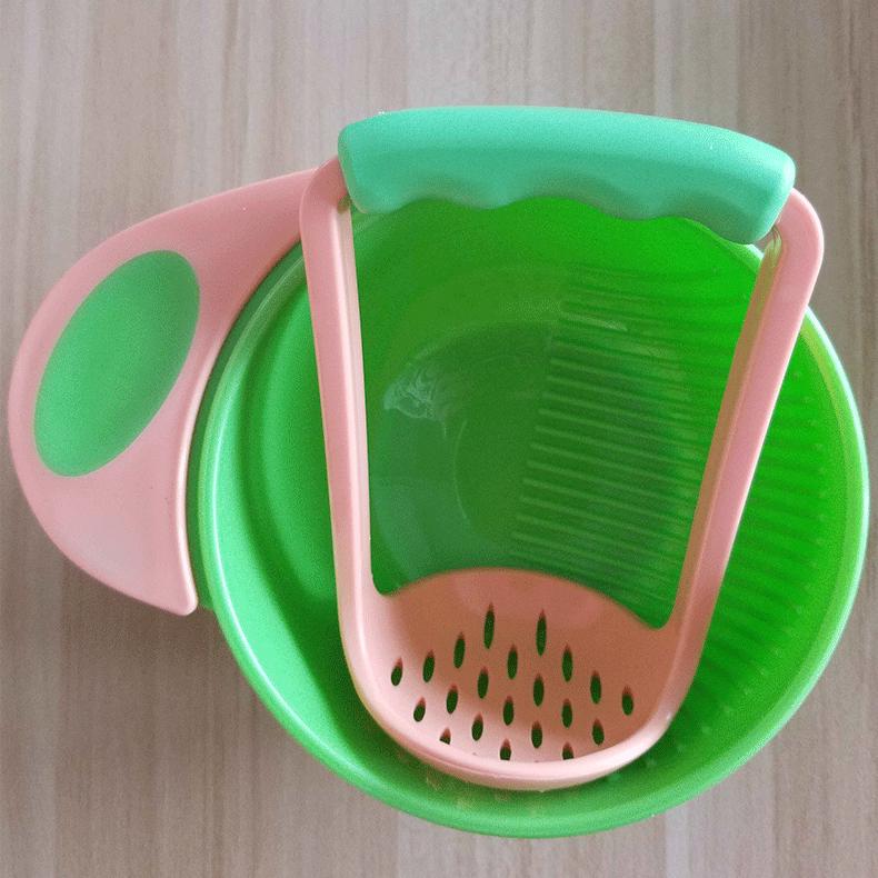 Manual Baby Food Grinder: Apple, Fruit, Vegetable Puree Maker