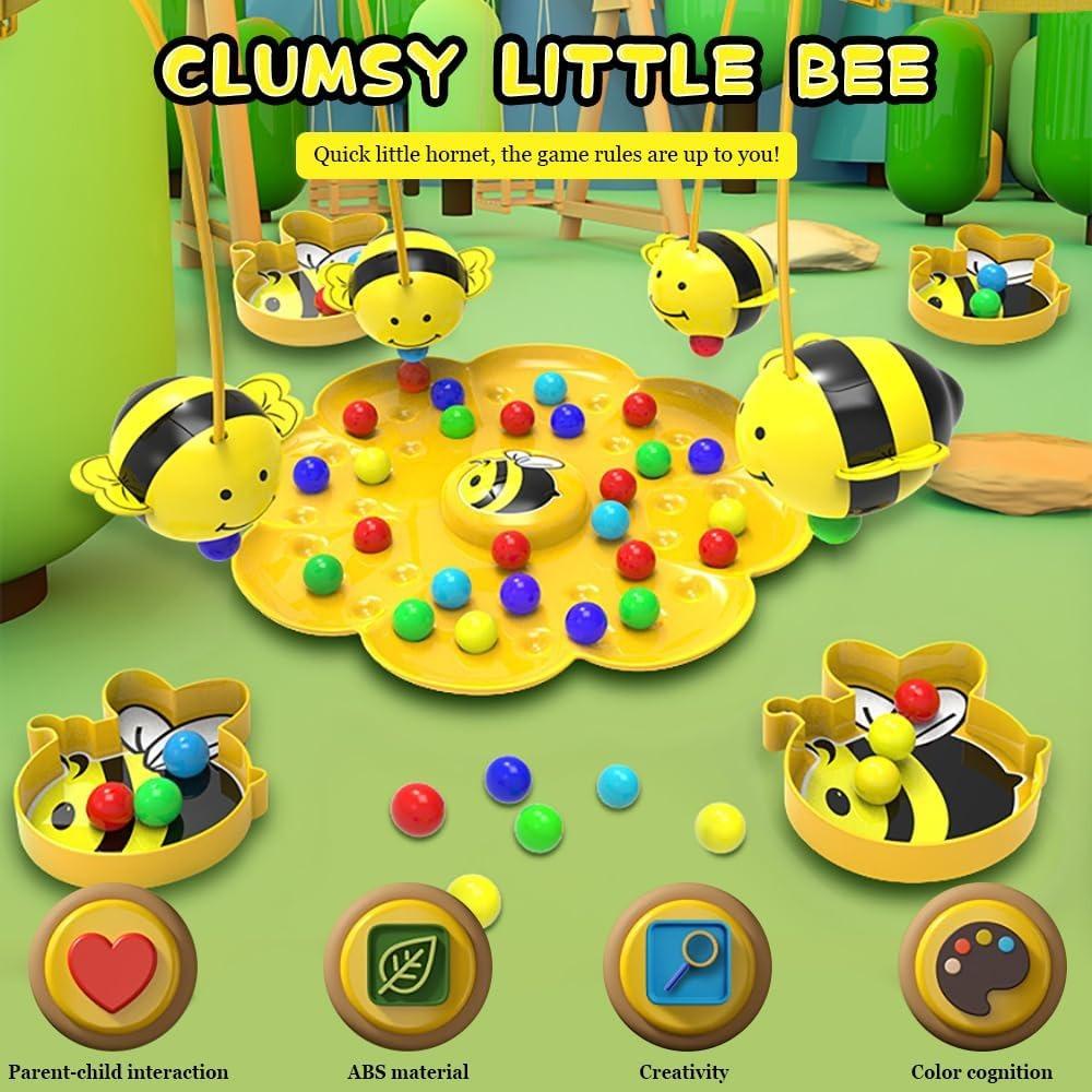 Magnetic Bee Catcher Game Outdoor Backyard Fun For Kids Games & Family Adjustable Headband Family Party Travel Games For Indoor Set