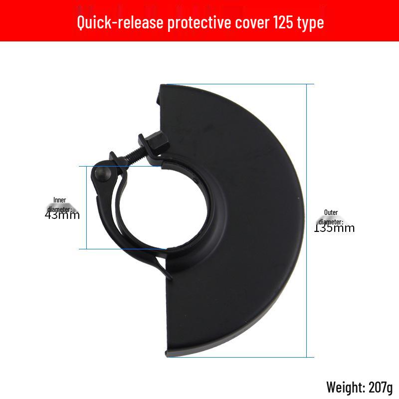 100 Type Angle Grinder Guard: Universal Protective Cover for Cutting and Grinding Wheel