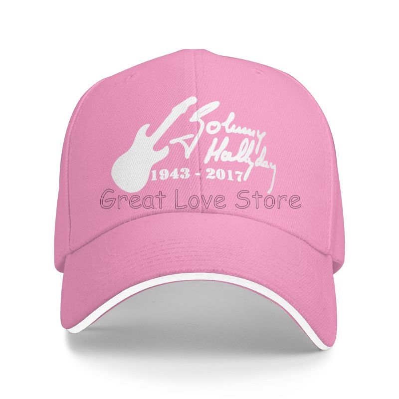 Johnny Hallyday Print Baseball Cap French Rock Legend Bucket Hat Unisex Adjustable Snapback Sun Hat Men Sandwich Cap