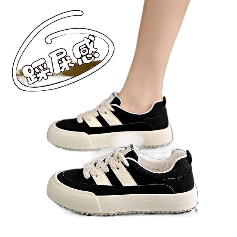 Soft platform canvas shoes spring and summer new retro maternity sports shoes