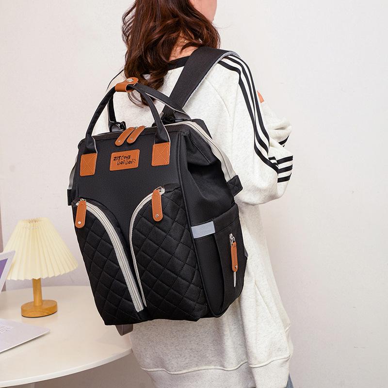 2025 Neue Leichte, Wasserabweisende Multifunktionale Mumienhandtasche Rucksack - Baby Ausflugstasche mit großem Fassungsvermögen