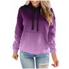 Women's -Lined Gradient Hoodie for Fall and Winter Casual Wear