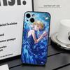 Cool Sailor U-Uranus Anime Sailor M-moon Phone Case Silicone Soft For IPhone 17 Air 16 15 14 13 12 11 Plus Pro Max Plus
