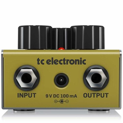 Tc Electronic Analog Overdrive Pedal, Analog Circuit, Picking Nuance Response, Tube-Like Sound, Cinders Overdrive Yellow