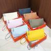 2026 Nova Bolsa de Couro Bovino de Camada Superior Nariz de Porco Bolsa de Axila Couro com Estampa de Cabra Bolsa Feminina Alta Moda Bolsa de Ombro Transversal