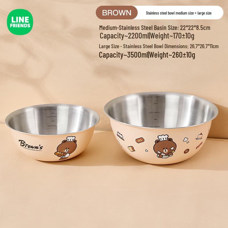 Stainless Steel Mixing Bowl & Colander Set