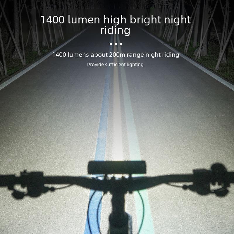 OFFBONDAGE USB Rechargeable Waterproof Bicycle Front Light - Ultra Bright, Long-Lasting Flashlight for Cycling