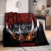 1pc A Nightmare On Elm Street Flannel Throw Blanket - HD Printed Lightweight Soft Warm All-Season Blanket for Sofa, Bed, Travel, Camping 081