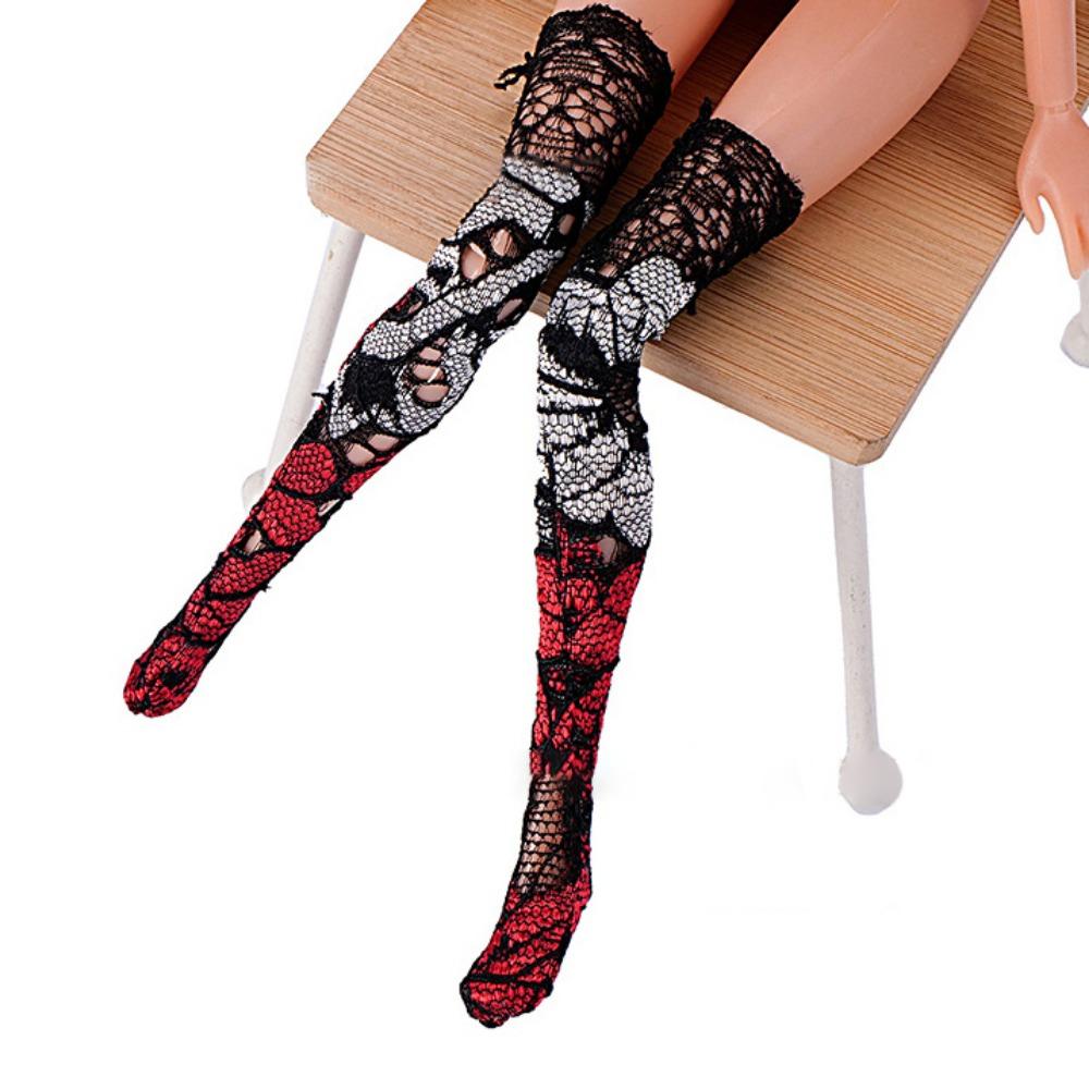 Fashion Lace Stockings Handmade Dress Clothes New Casual Wear Accessories for 1/6 Doll