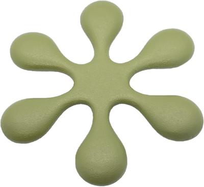 Iwachu Small Trivet with Kettle Matte Light Nanbu 17493 Base, Green, 15cm, Ironware,