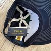 Used Polo Ralph Lauren Baseball Cap Navy R Logo Embroidery