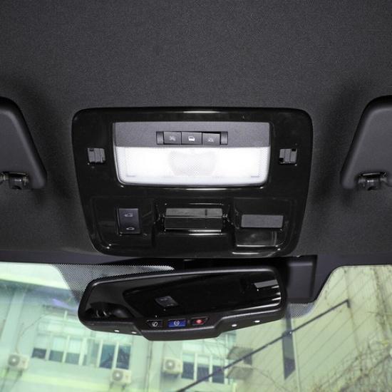 Interior Reading Light Lamp Panel Frame Cover Trim Black For 10-15 Chevy Camaro