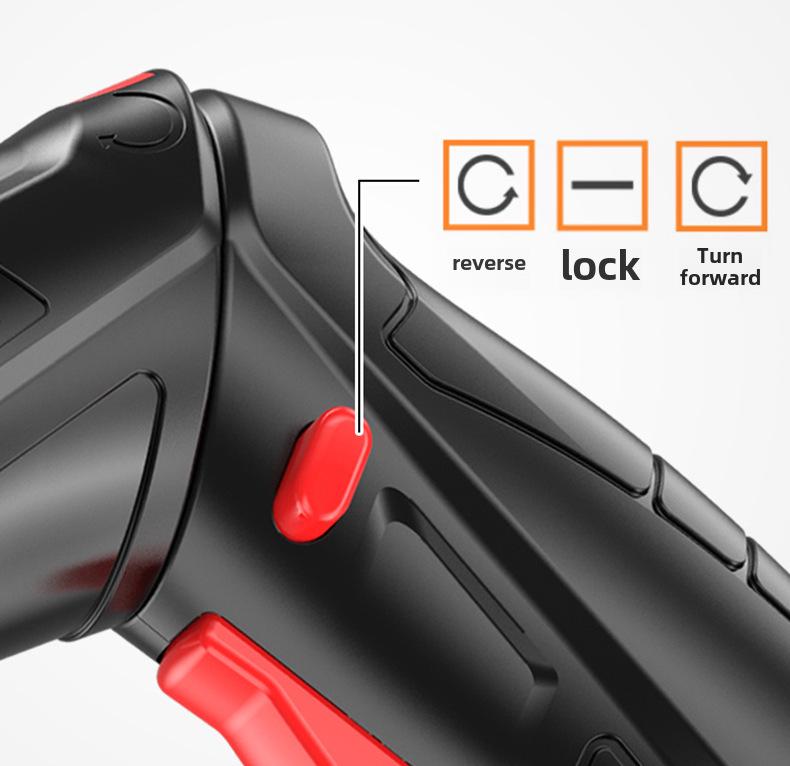 3.6V Rechargeable Mini Electric Screwdriver, Multifunctional Folding Hand Drill Tool