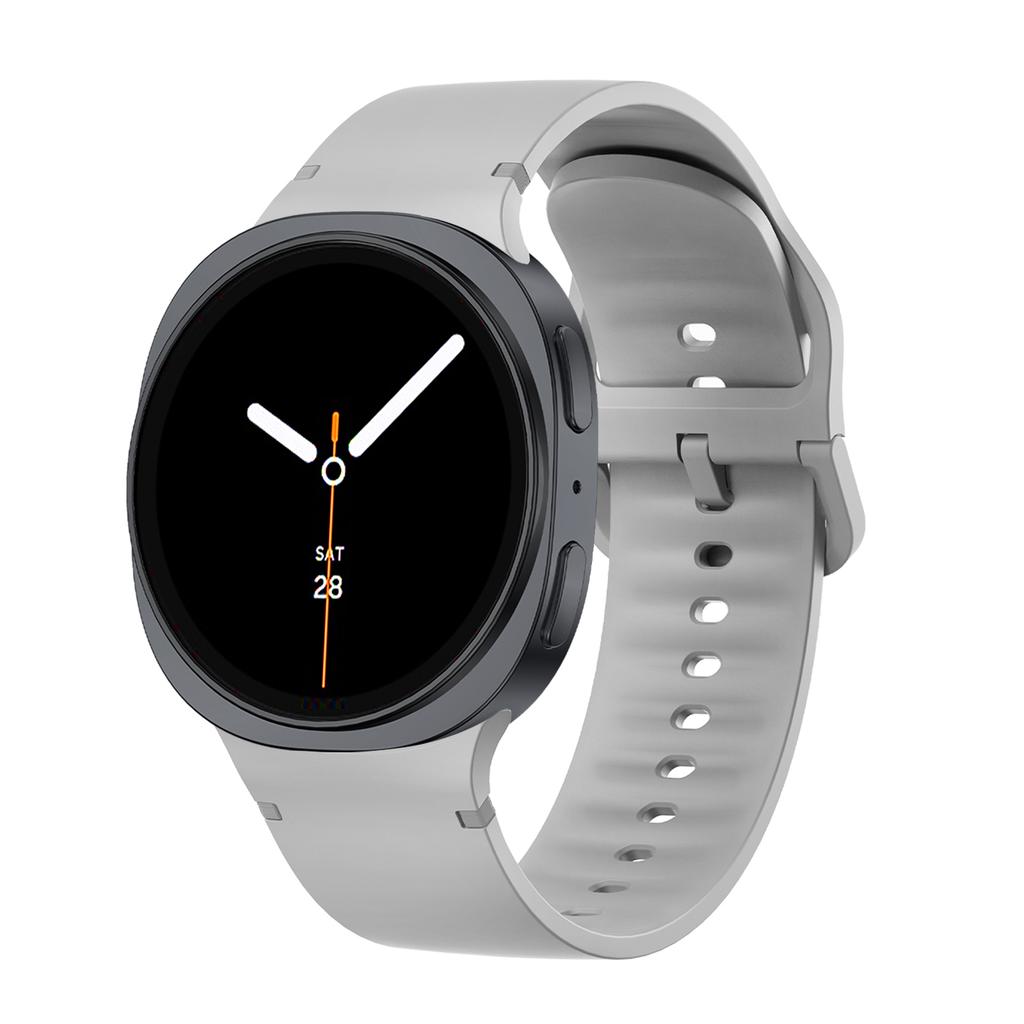 Originální silikonový pro Samsung Galaxy Watch 8/8 classic 40mm 44mm 46mm řemínek Sportovní correa pulseira náramek Galaxy Watch 8 pásek