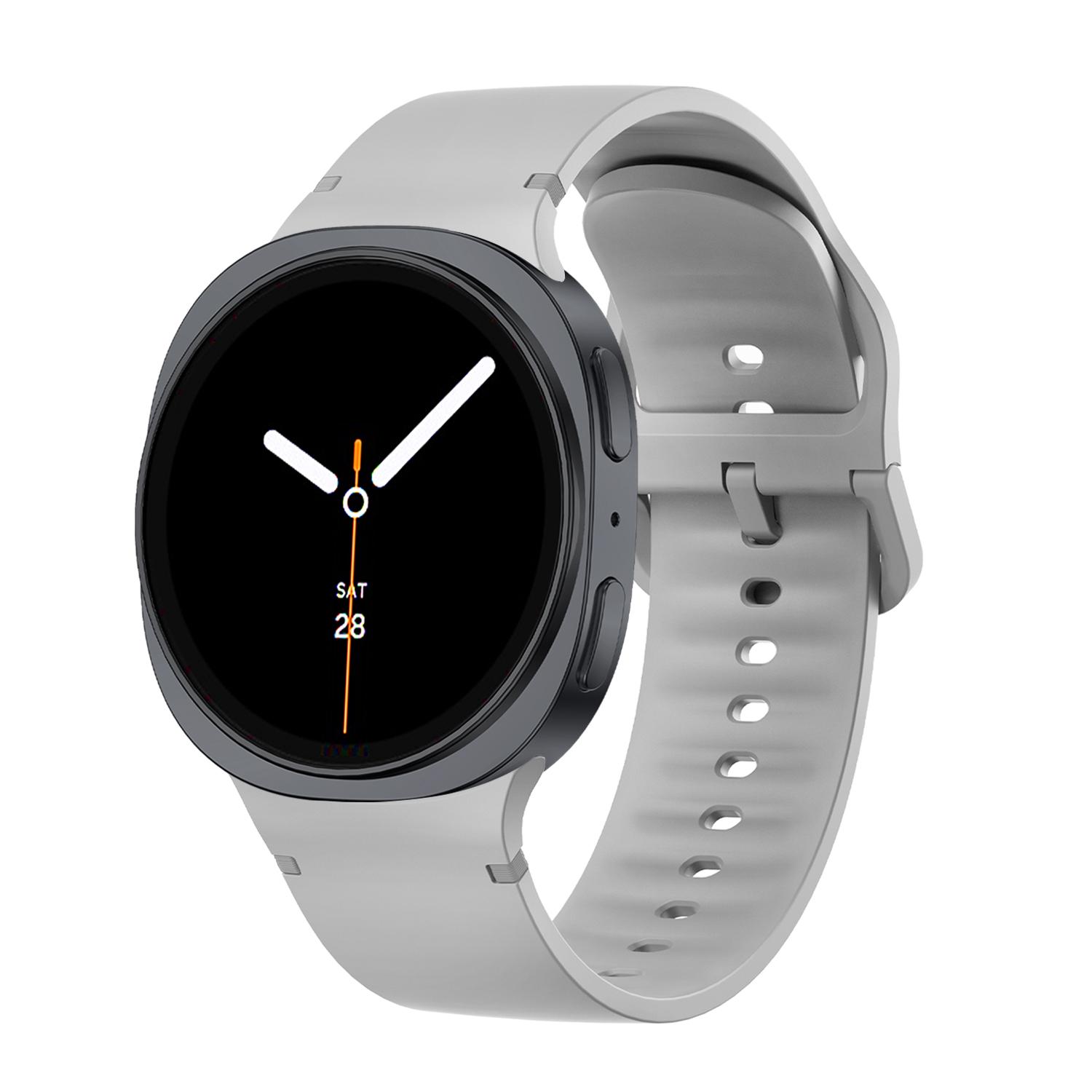 

Оригінальний силіконовий ремінець для Samsung Galaxy Watch 8/8 classic 40мм 44мм 46мм Спортивний correa pulseira Браслет Galaxy Watch 8 galaxy 8classic 46mm&22mm