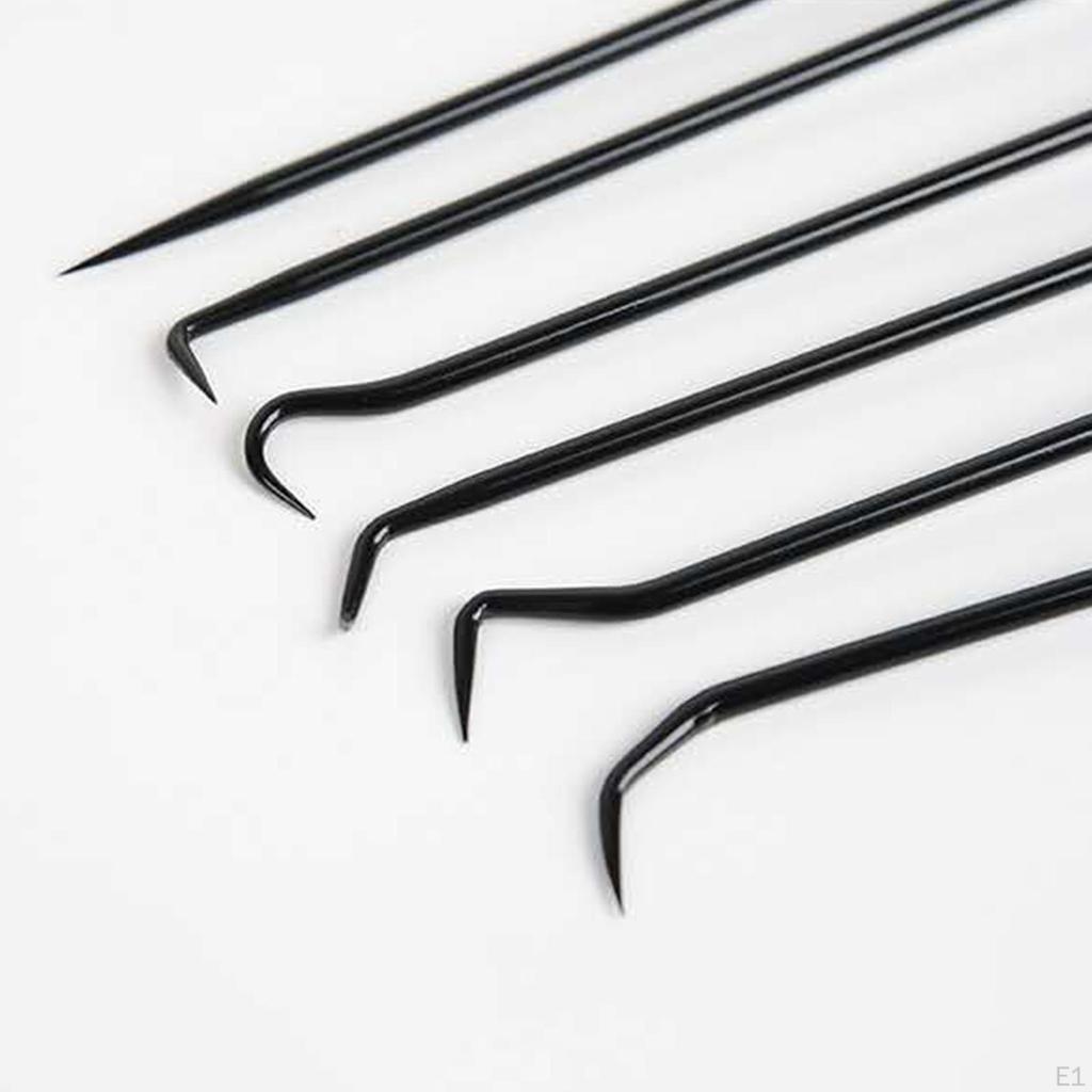 6x Car Oil Seal Hook Puller Remover Pick and Set 24cm for Industrial