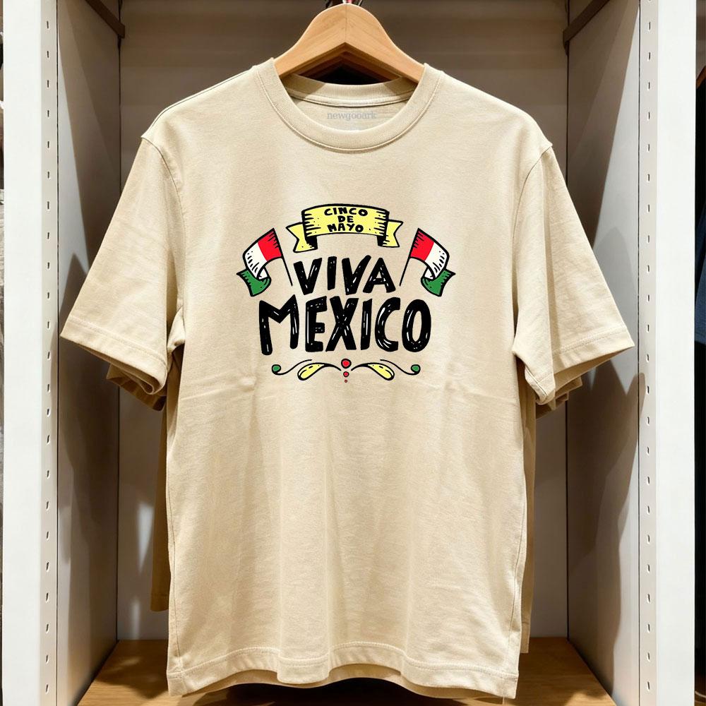 Cinco De Mayo viva MexicoTShirt Women Unisex Casual cotton graphic t shirts Adult streetwear camisetas tops tee Shortsleev S
