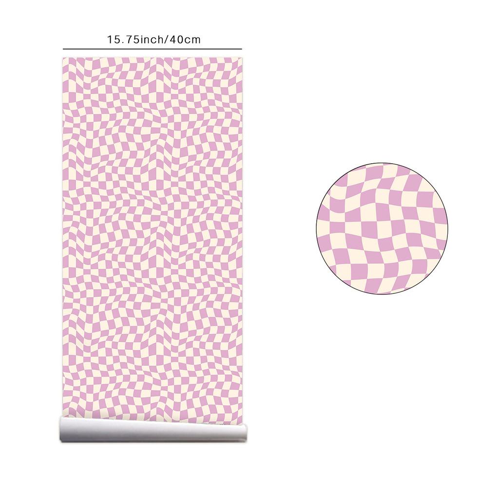 Karierte, selbstklebende Tapete zum Abziehen und Aufkleben, Heimdekoration, Schwarz-Weiß-Tapete, Schrank-, Regal- und Schubladeneinlagen