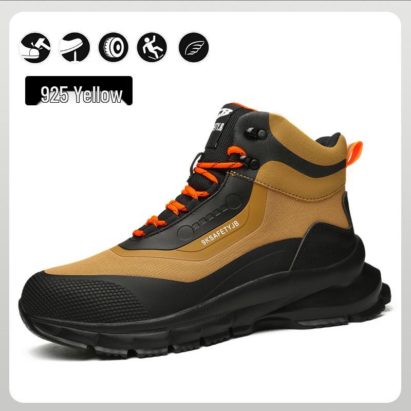Men's Winter Safety Boots: Anti-Smash, Anti-Puncture, Warm, Comfortable, Casual Protection Shoes
