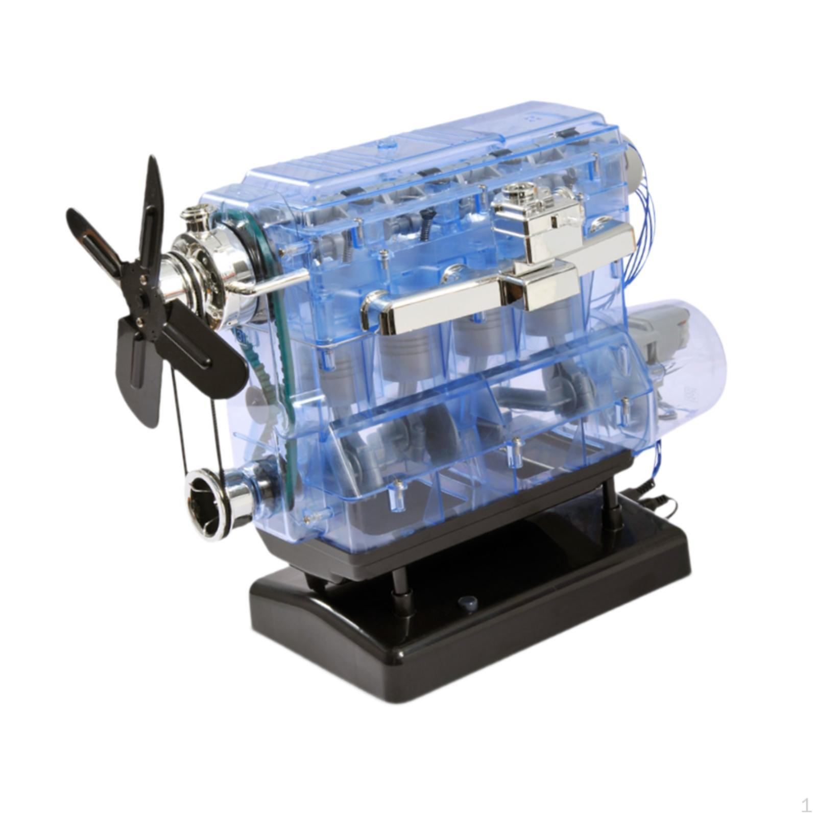 

DIY Inline 4 Model Engine Kit Educational Toy Development Four Cycle Internal Combustion Assembly