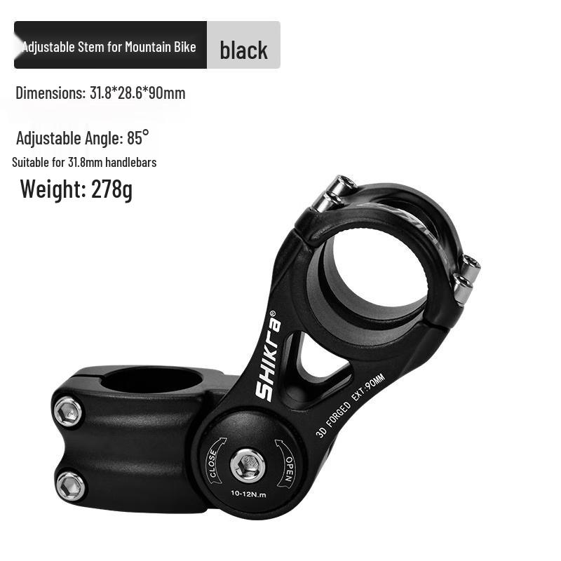 Adjustable Aluminum Alloy Bicycle Stem