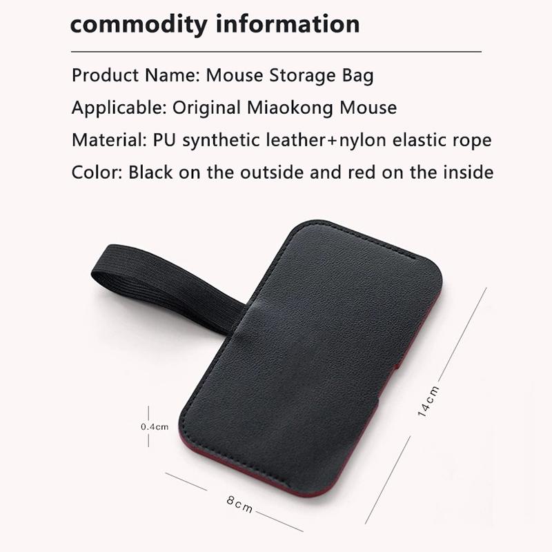 Portable Wireless Mouse Protective Bag Case Cover Mice Protector For Magic Mouse For Logitech Mouse For Macbook