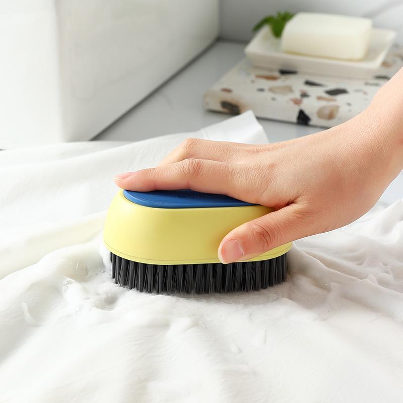 Haushaltsschuh- und Wäschebürste, Schuhbürste mit langem Griff, Multifunktionale Reinigungsbürste mit weichen Borsten, Haushaltsbürste