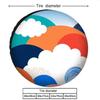 Abstract Geometric Cloud Print Tire Cover Durable Polyester Spare Wheel Protector for SUV Truck
