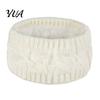 Faux Fur Headband for Winter Knitted Women, Soft Fleece Lined Thermal Hair Running Gear Women Band, Thickened Plush Ear Warmer Cold Weather