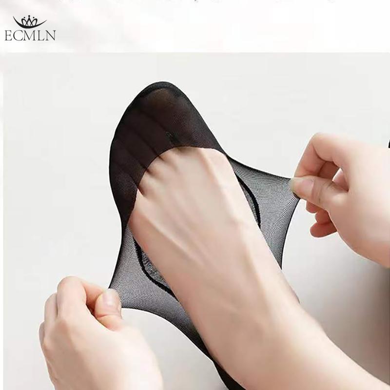 Invisible Boat Socks for Women In Summer Thin Mesh Breathable Non-slip No-drop Heel Mesh Low-top Shallow Mouth Short Socks for Women
