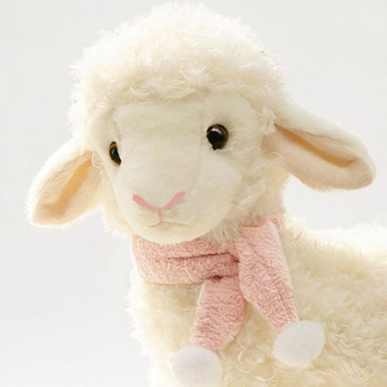 Plush Sheep Toy Small Stuffed Animal Sheep Doll Cute Soft White Little Lamb Toy for Kids Boys Girls Birthday Home Decor