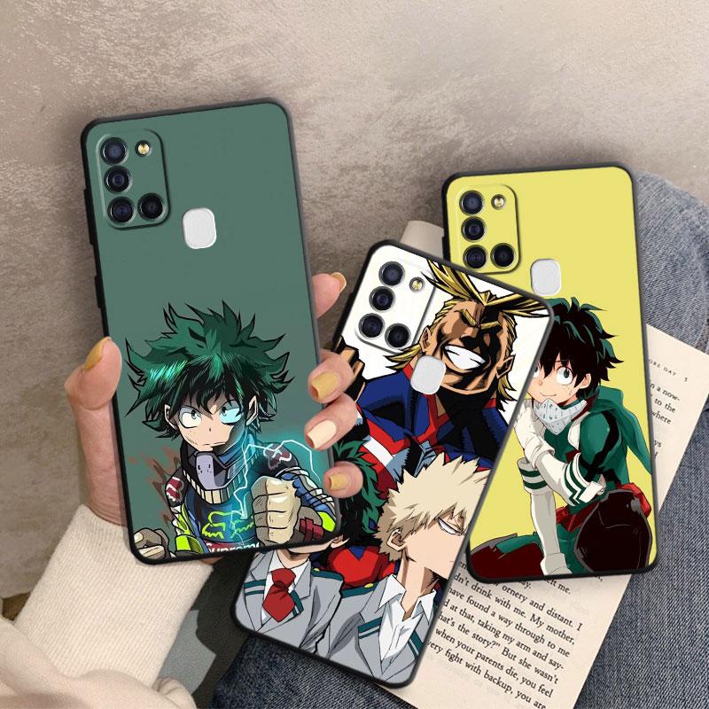 My Hero Academia Phone Case For Samsung Galaxy A03 Core A04 A50 A02 A01 A10 A20e A10s A70 A40 A03s A04s A02s Tpu Soft Bag Cover